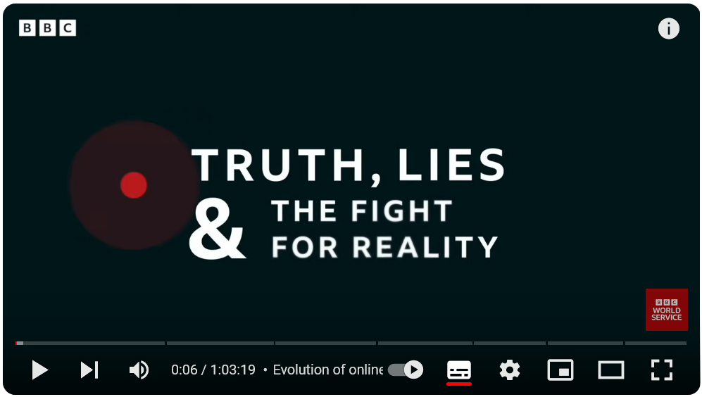 Truth, Lies and the Fight for reality