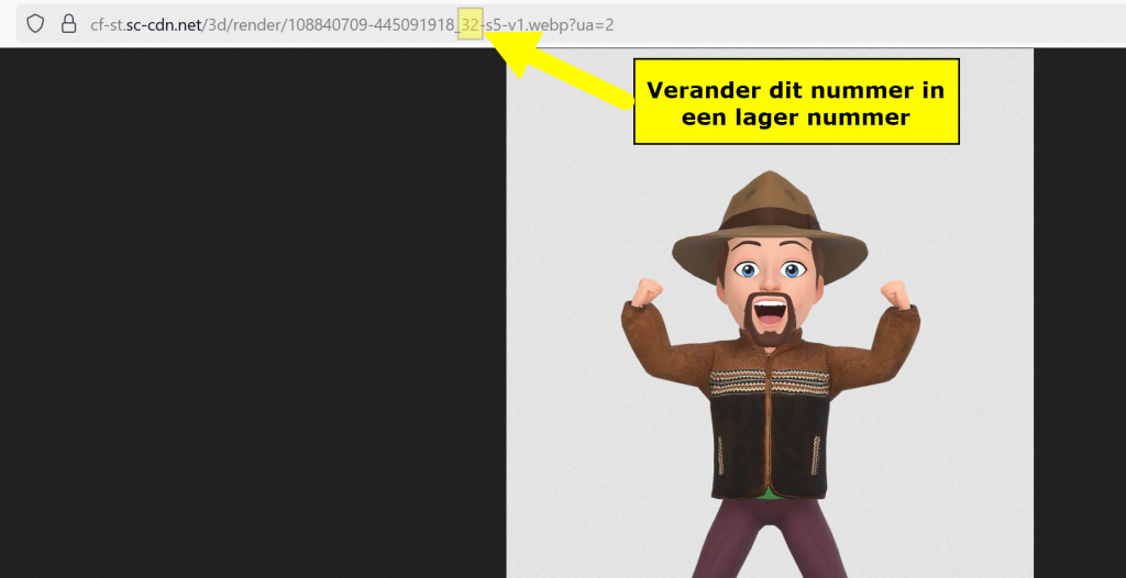 Verander het nummer