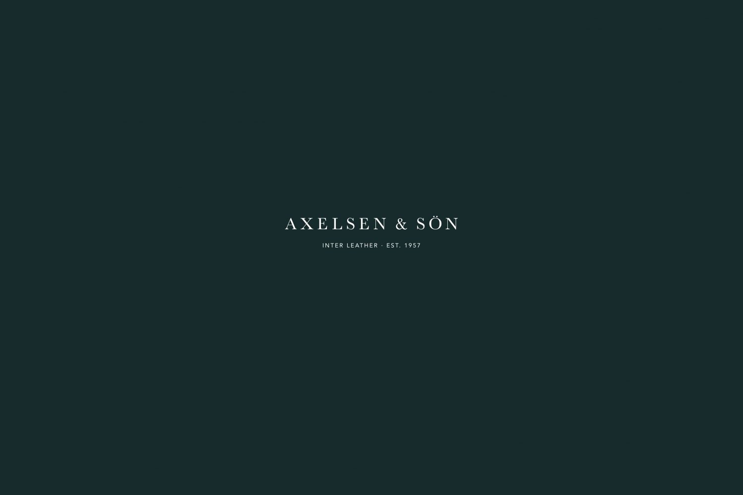 AXELSEN & SÖN - a family owned leather company, established in 1957