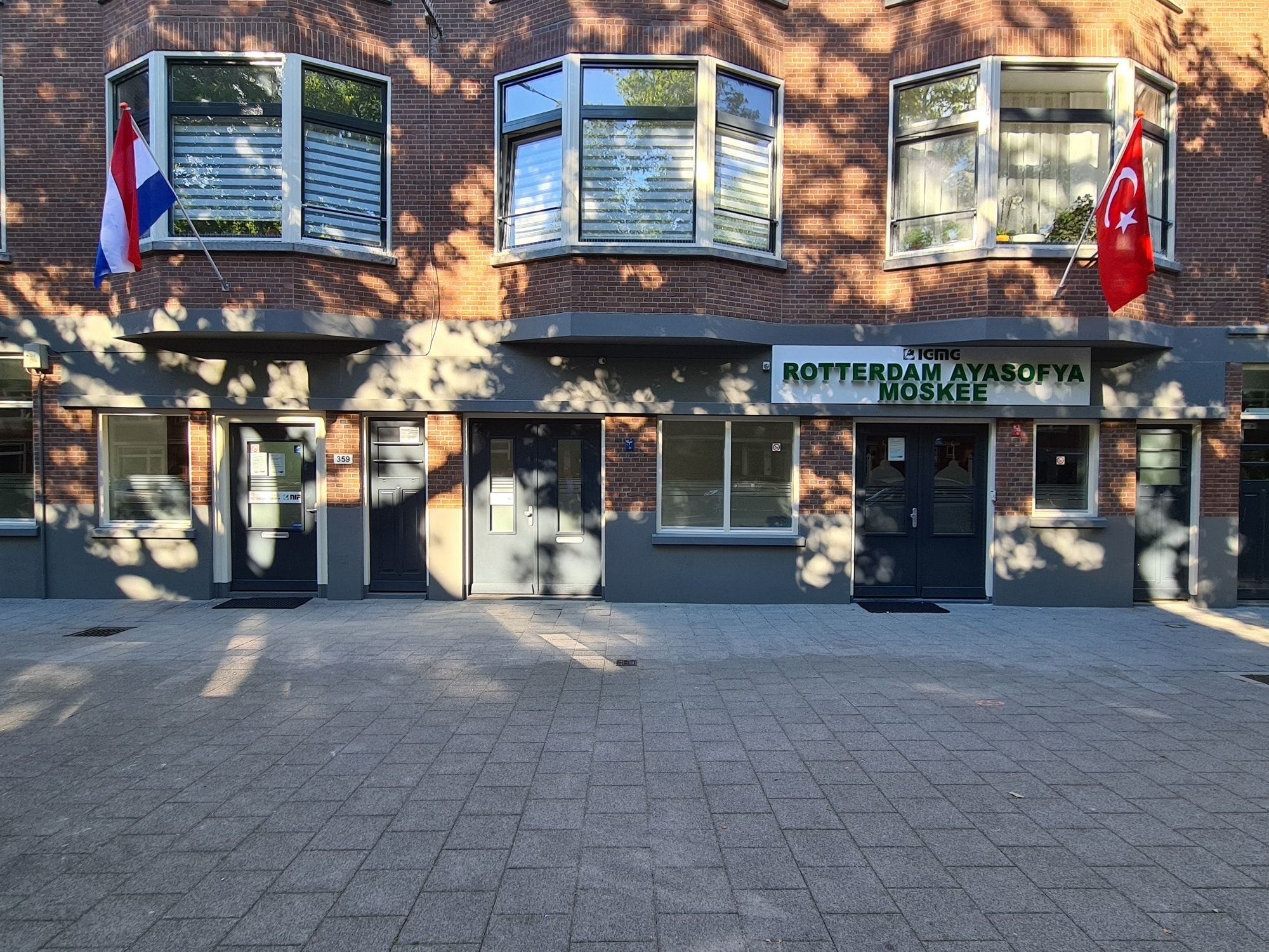 Rotterdam Ayasofya Moskee interieur