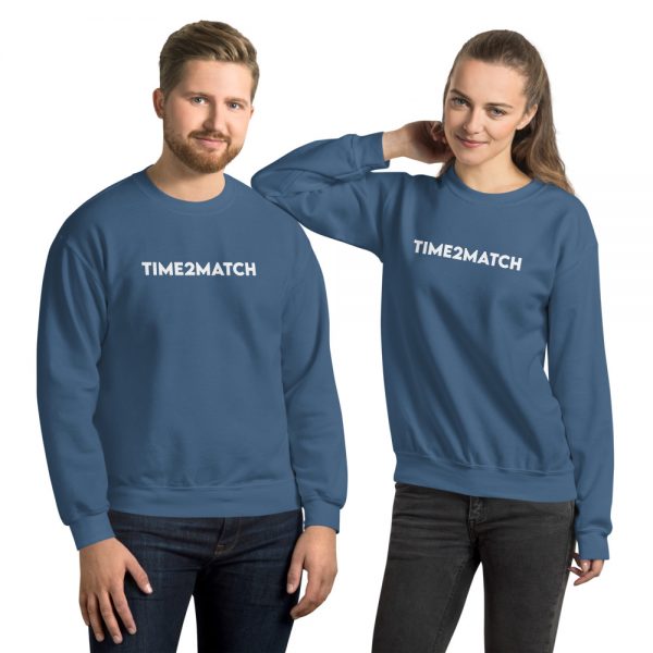 Time2Match Unisex Sweatshirt (9 kleuren) - Afbeelding 6
