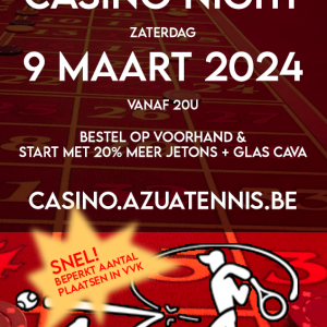 Casino Night 2024 Presale: 20% meer startjetons + glas cava