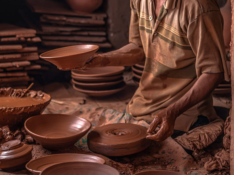 La poterie de la ville safi