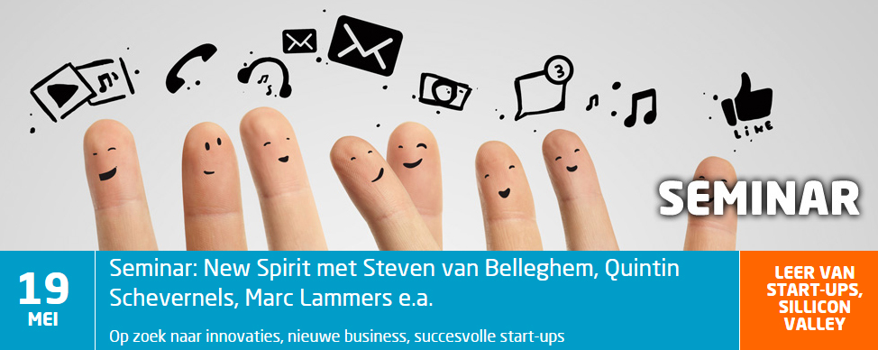 Seminar: New Spirit met Steven van Belleghem, Quintin Schevernels, Marc Lammers e.a.