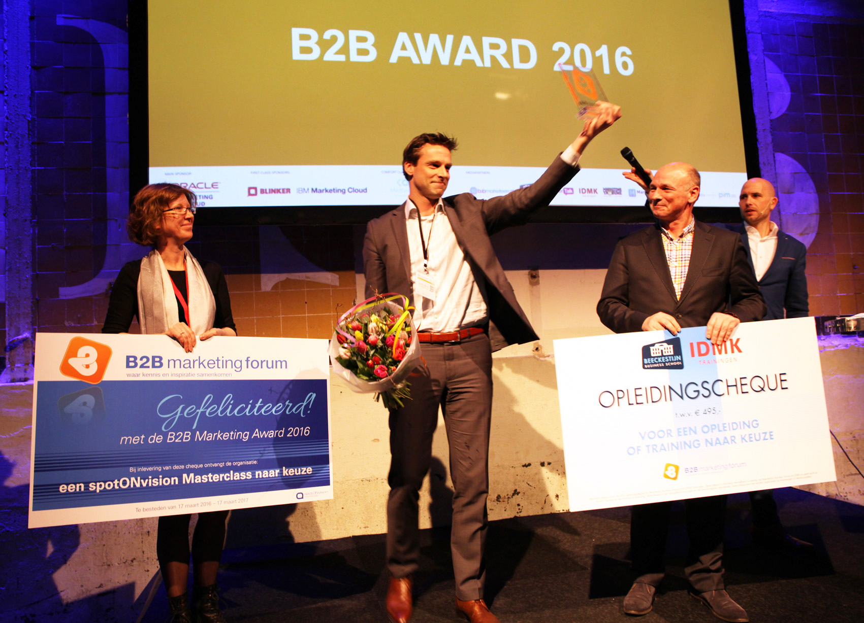 B2B Marketing Award 2016 gewonnen door AFAS Software