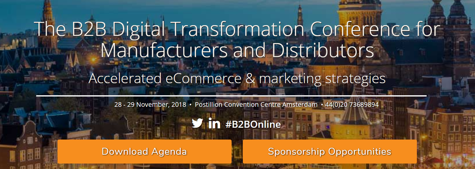 B2B Digitale Transformation Converence B2B Online Europe 2018