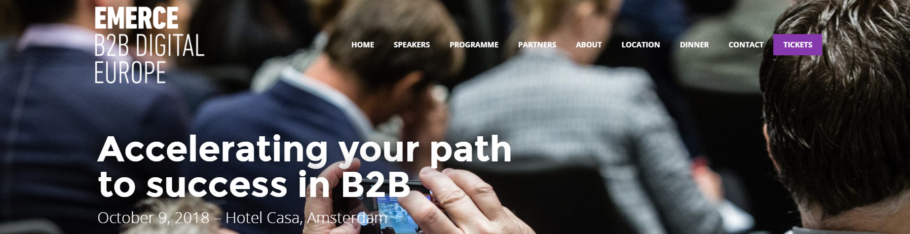 Emerce B2B Digital Europe – Amsterdam