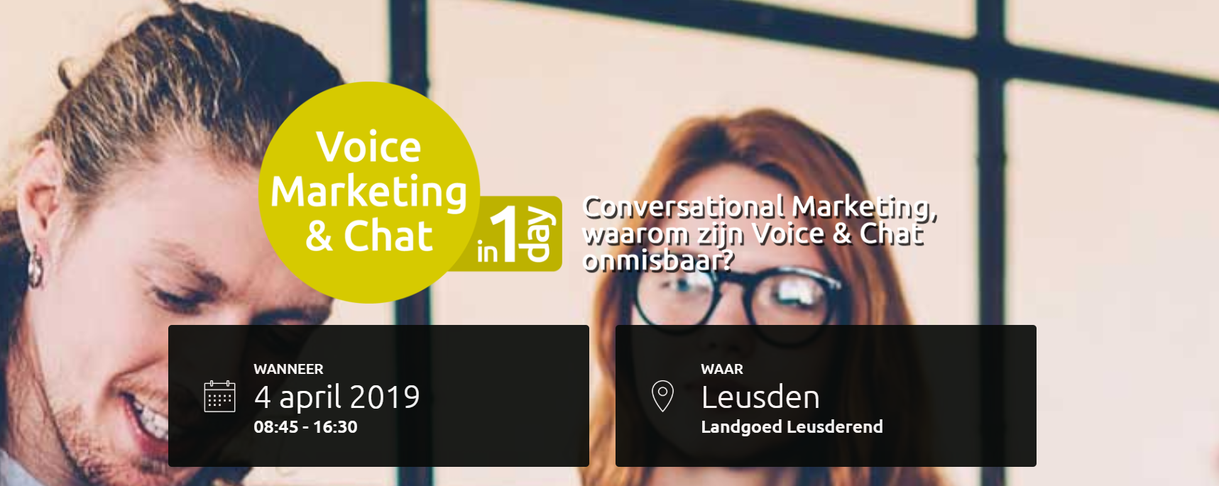 Voice Marketing & Chat in One Day 2019