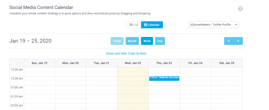 social pilot review planning