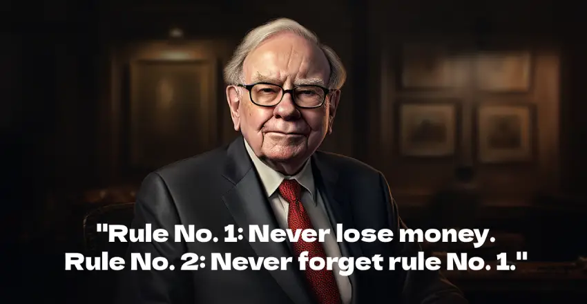 Warren Buffet artist impression quote