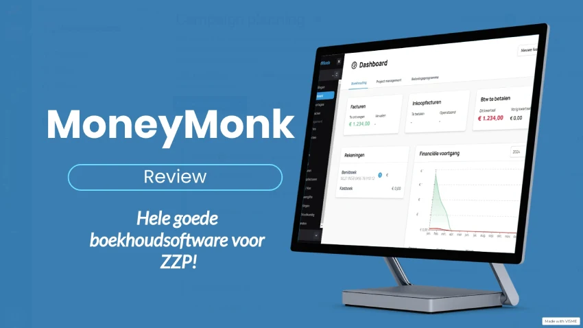 MoneyMonk review: bizar gebruiksvriendelijk boekhoudprogramma voor zzp’ers