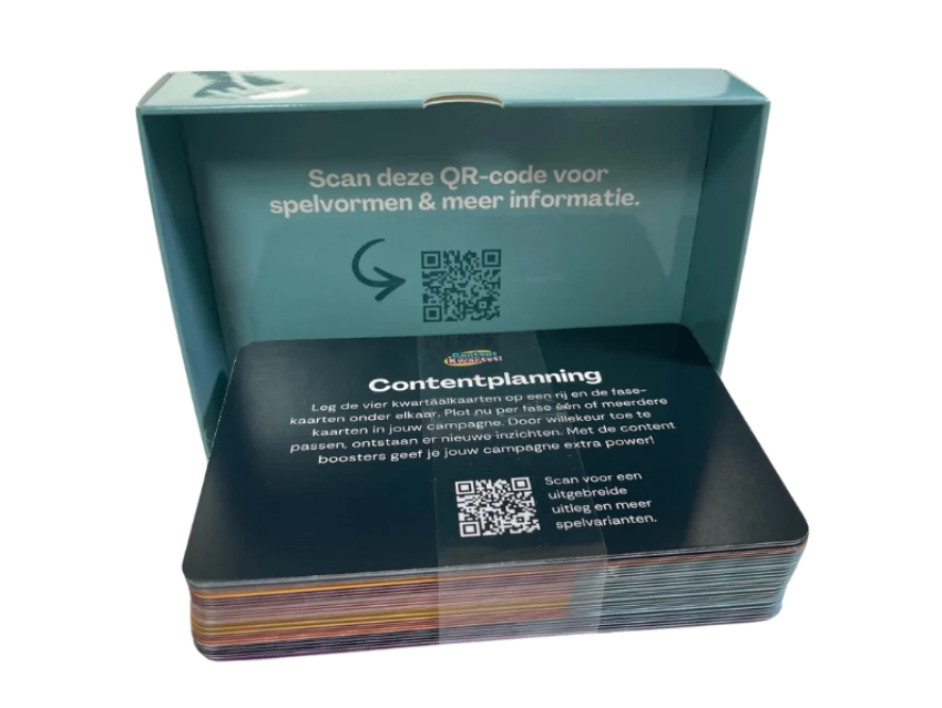 contentkwartet planning spel