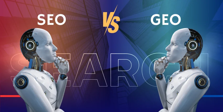 seo vs geo website b2b
