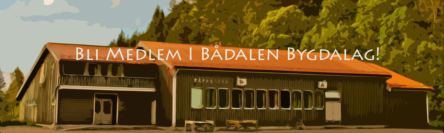 Bli medlem i Bådalen Bygdalag!