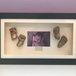 XL Frame,Keepsake,baby,hands,feet,casting