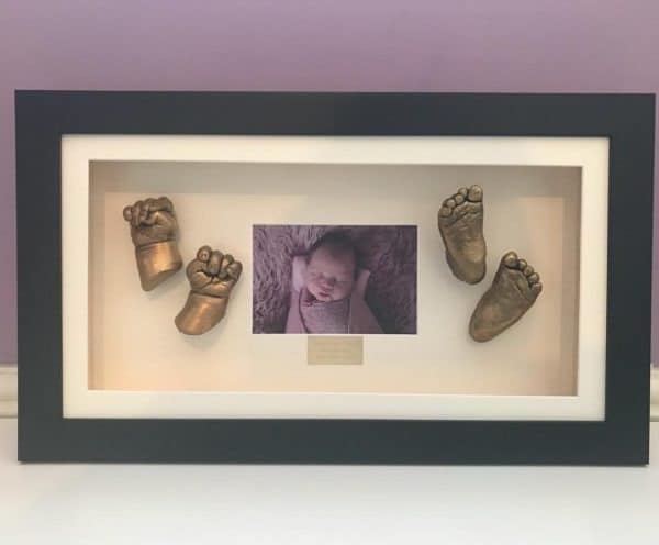 XL Frame,Keepsake,baby,hands,feet,casting