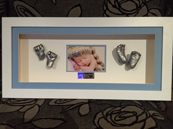 XL Frame,Keepsake,baby,hands,feet,casting