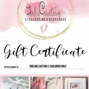 baby casting gift vouchers