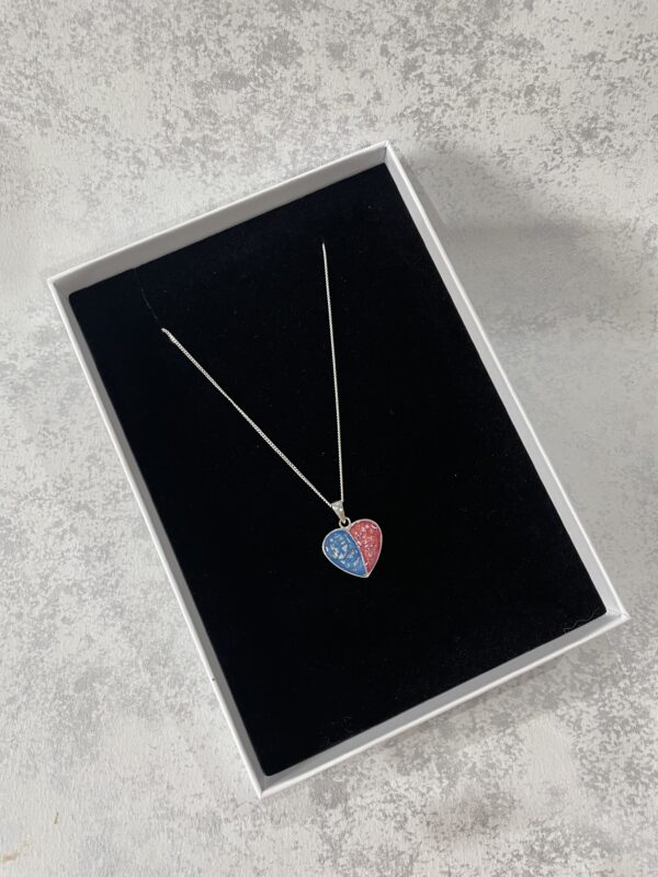 split heart keepsake necklace