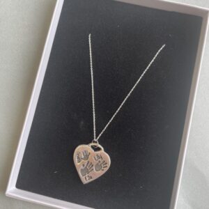 Heart Multiple Print Necklace