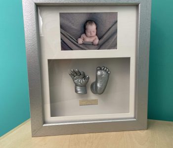 luxury 2 baby cast frame with photo