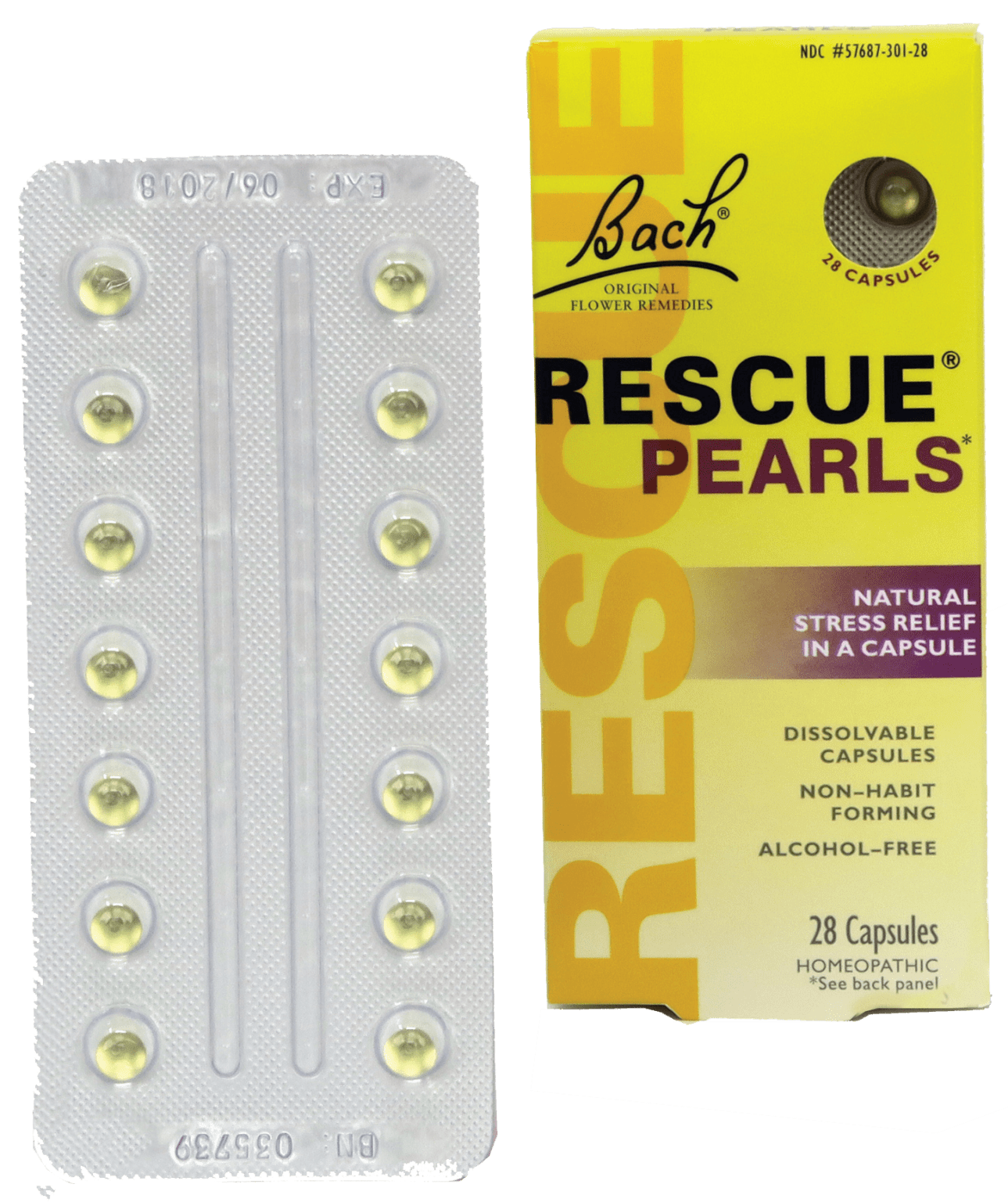 Rescue Pearls is an alcohol free version of Rescue Remedy