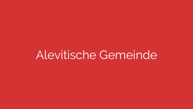 Alevitische Gemeinde