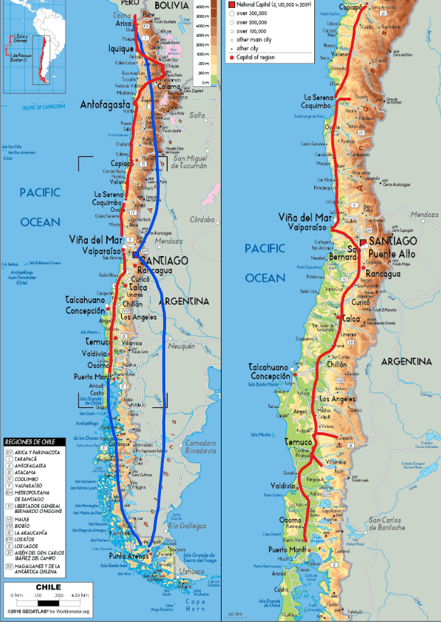 Chili van Zuid naar Noord - Backpacksenior
