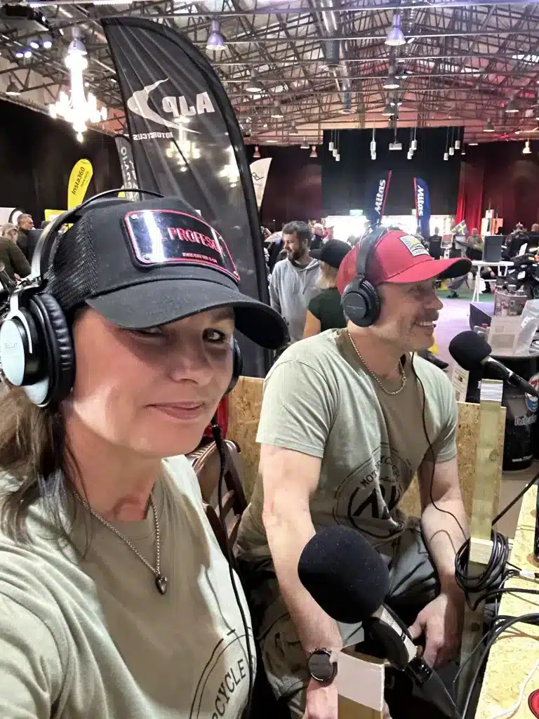 Petra och Kristian intervjuas av rally.nor
