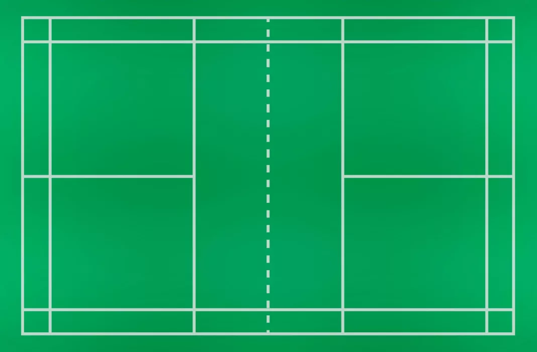 Badminton court measurement