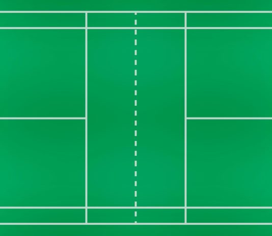 Badminton court measurement