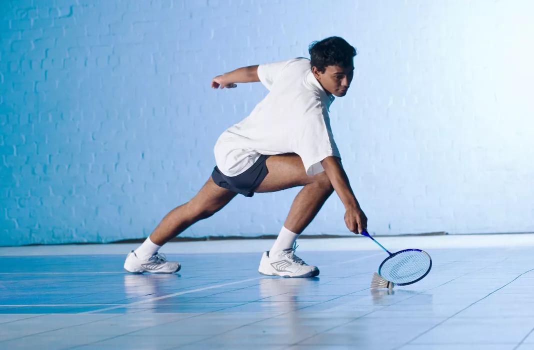 asian badminton player