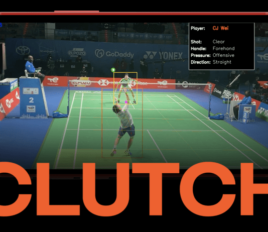 Clutch app badminton analytics