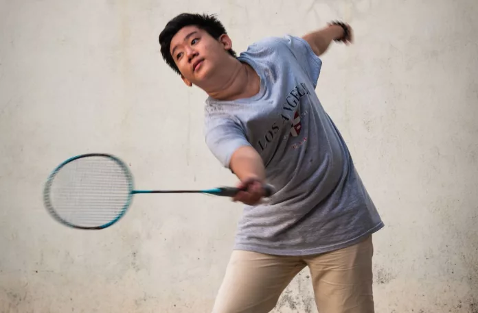 Practice with no resources practice badminton