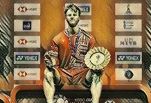 Anders Antonsen badminton player art work