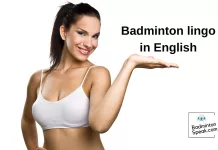 Badminton terminology