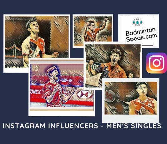Instagram badminton influencers male singles