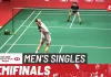 Kodai Naraoka vs. Viktor Axelsen men's singles badminton