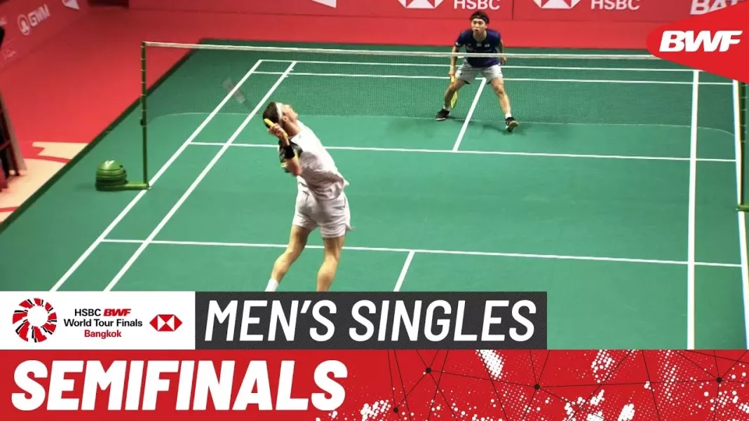 Kodai Naraoka vs. Viktor Axelsen men's singles badminton