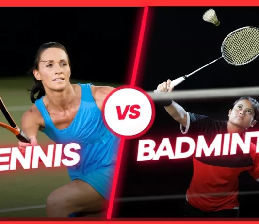 tennis vs badminton