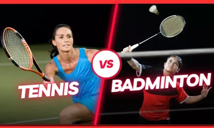 tennis vs badminton