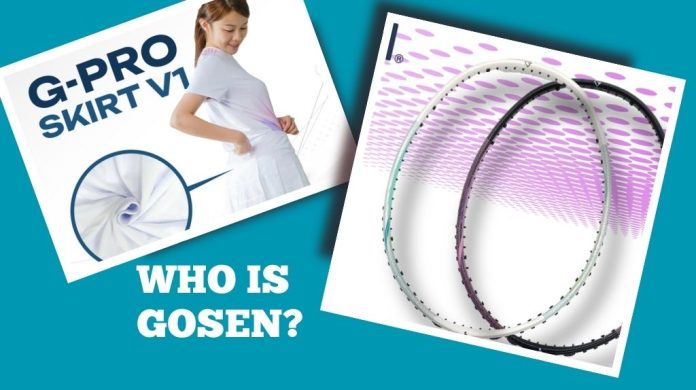 Gosen badminton cover photo blog Gosen badminton equipment and racquets