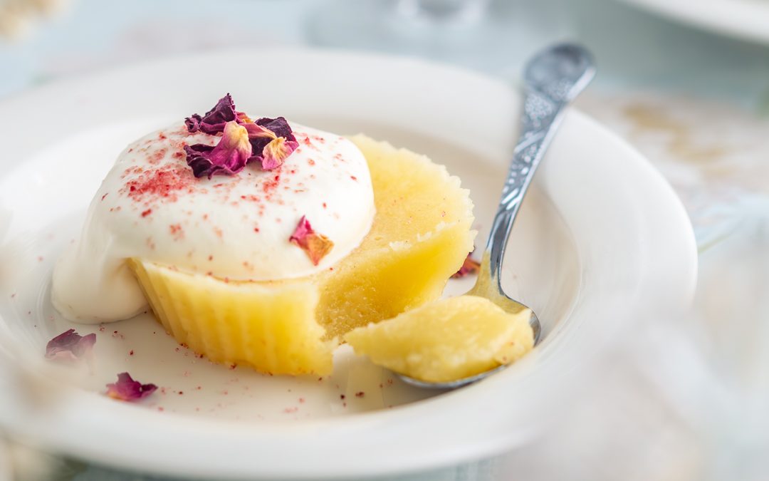 Kladdkaksmuffins med vit choklad