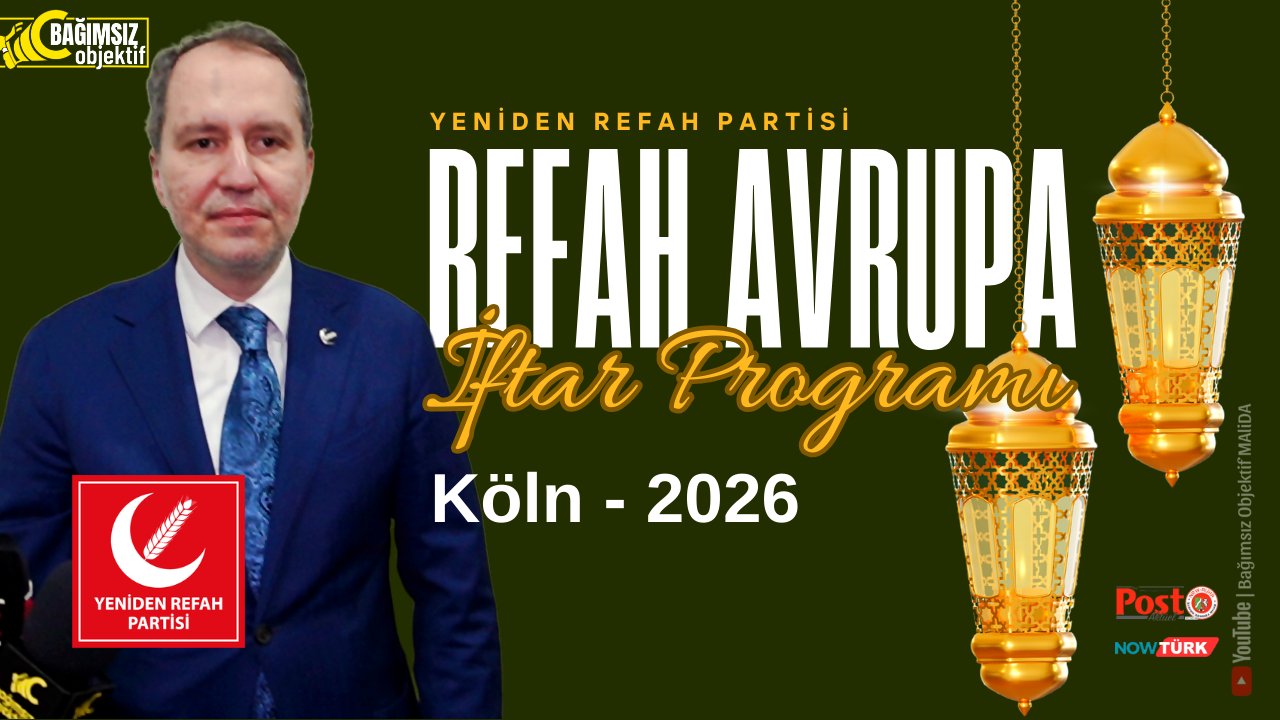 Refah AVRUPA İftar Yemeği’nde Dr. M.Fatih Erbakan rüzgarı esti …