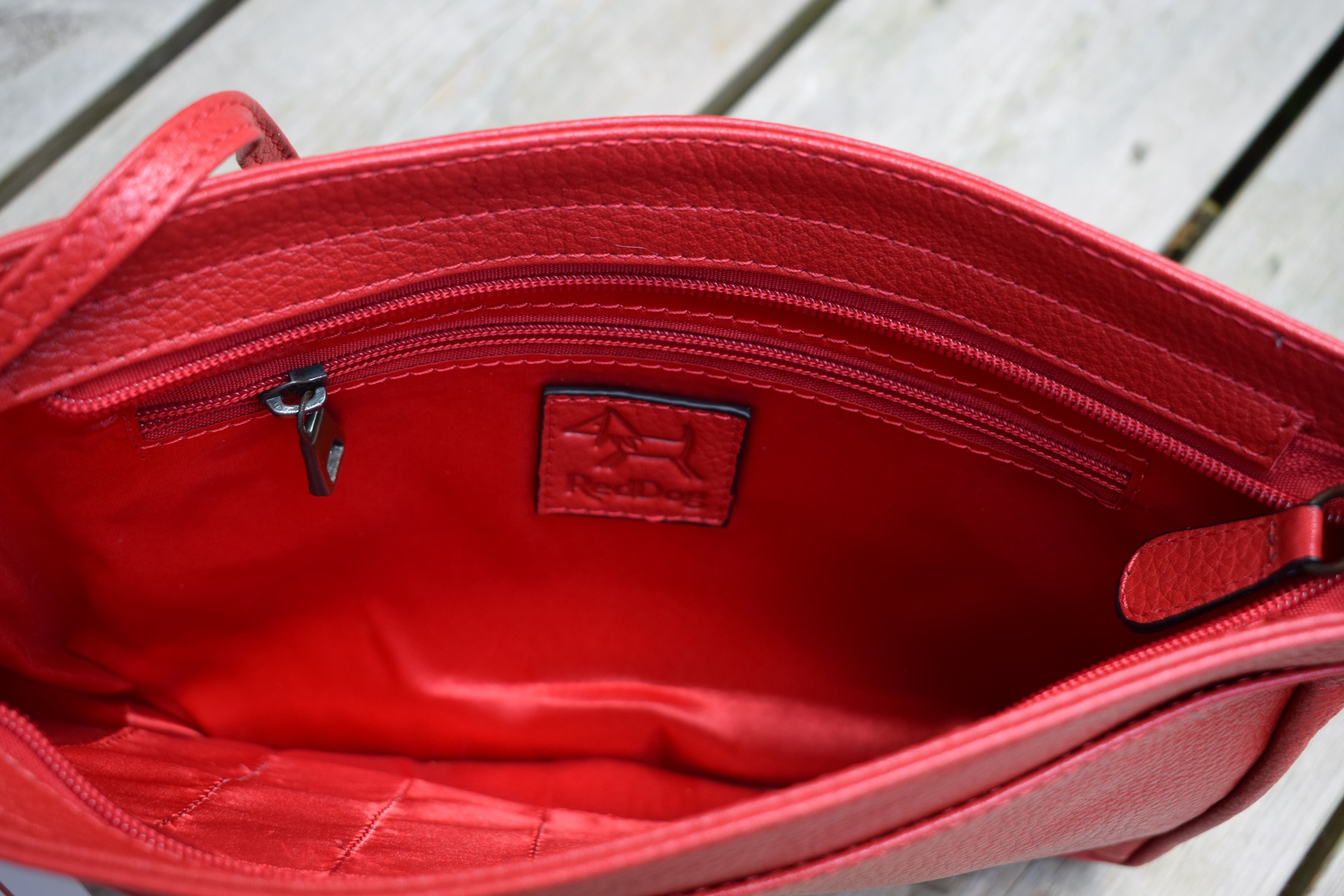 Handväska / Bagpod – Läder, röd – BAGS 4 SUCCESS