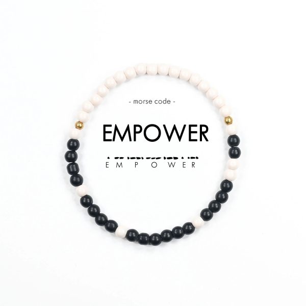 Armband, morsekod - EMPOWER