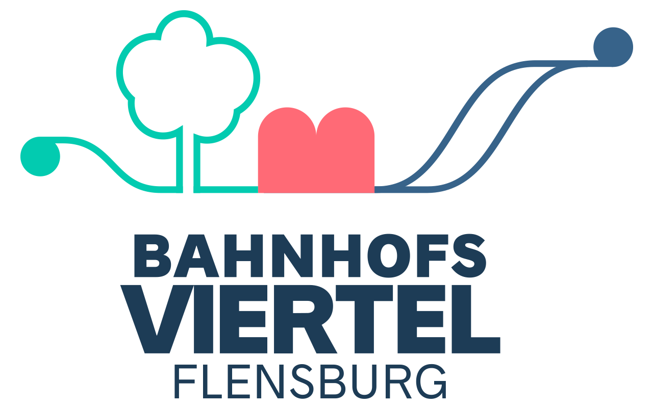 Logo der BI Bahnhofsviertel Flensburg