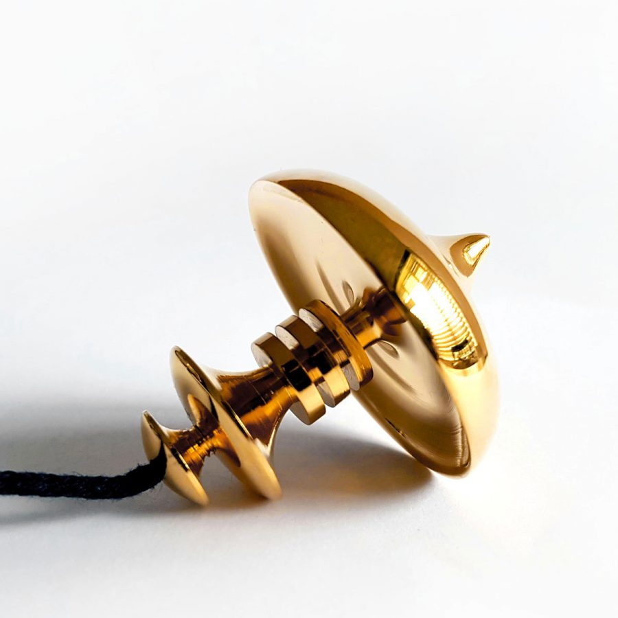 Mer-Isis Large Gold Pendulum