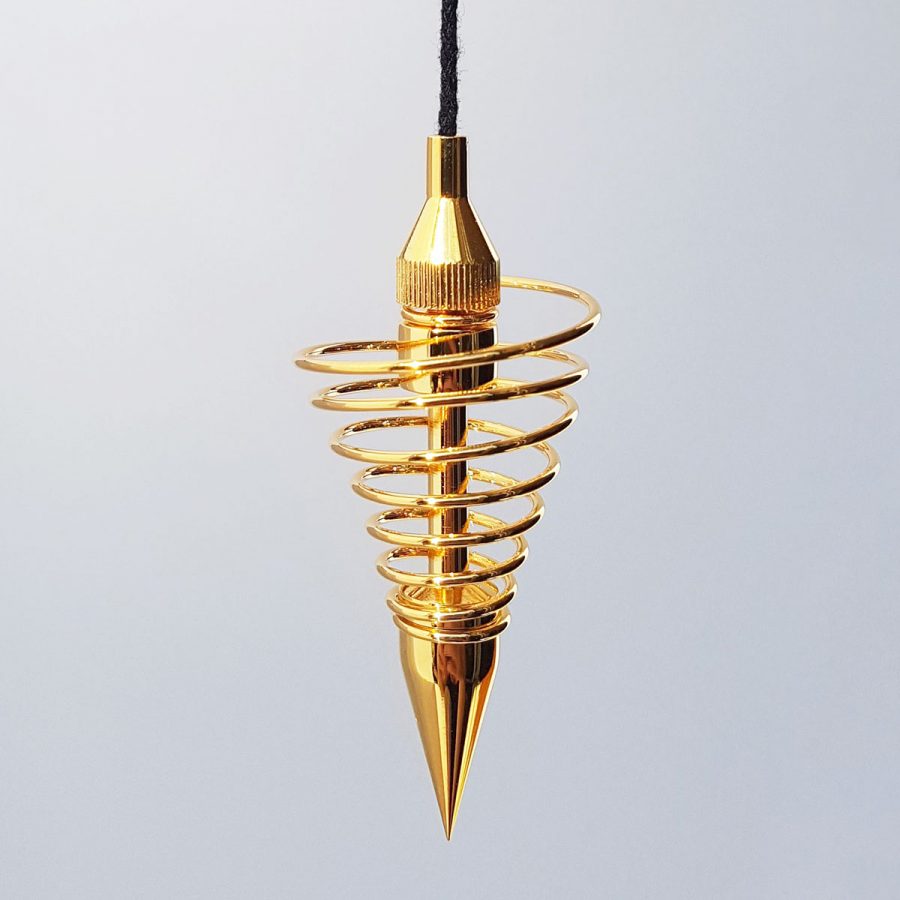 Spiral Gold Pendulum