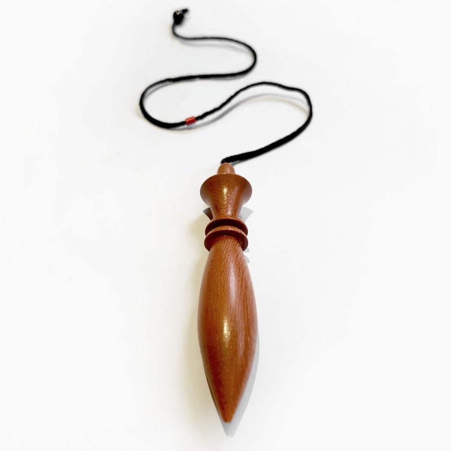 Karnak “White Energy” Tropical Hardwood Pendulum